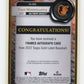2022 Topps Gold Label Ryan Mountcastle #FA-RM Framed Autographs Red #/25