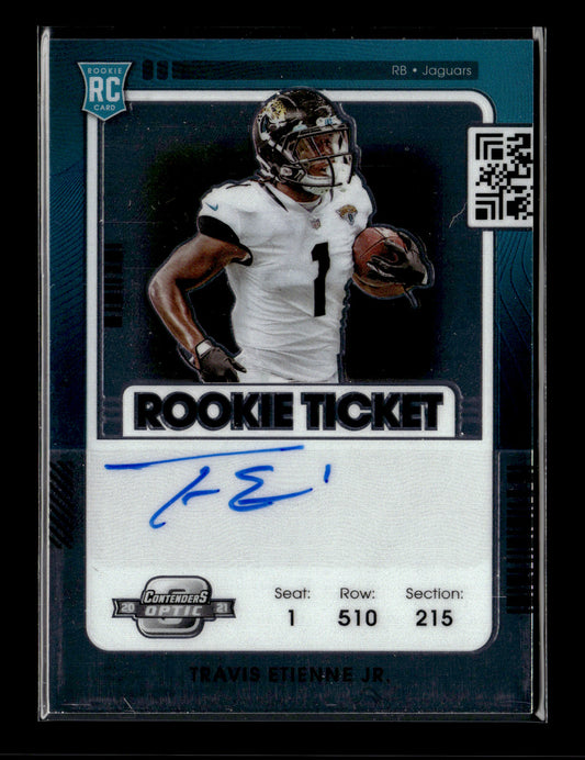2021 Panini Contenders Travis Etienne Jr. #112 Rookie Ticket