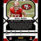 2021 Panini Obsidian Nick Bosa #90 Electric Etch Yellow #/25 San Francisco 49ers