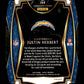 2020 Panini Select Justin Herbert #144 Red Prizm Die Cut Los Angeles Chargers