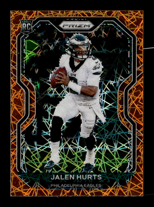 2020 Panini Prizm Jalen Hurts #343 Prizm Lazer Philadelphia Eagles