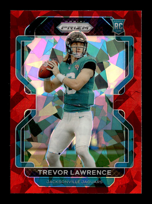 2021 Panini Prizm Trevor Lawrence #331 Red Ice Jacksonville Jaguars