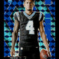 2025 Panini Mosaic Tetairoa McMillan #274 Mosaic Blue #/99 Carolina Panthers