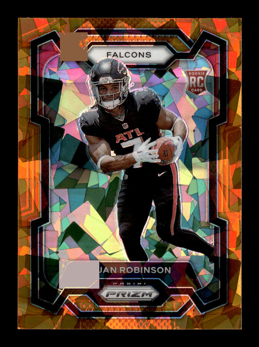2023 Panini Prizm Bijan Robinson #305 Orange Ice Atlanta Falcons