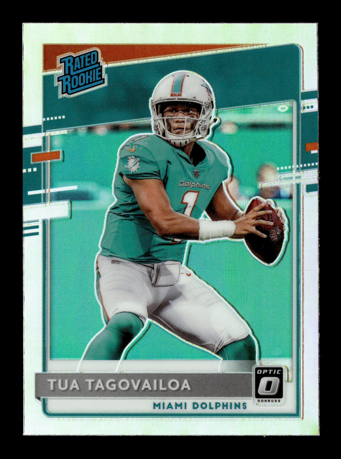 2020 Donruss Optic Tua Tagovailoa #152 Holo Miami Dolphins
