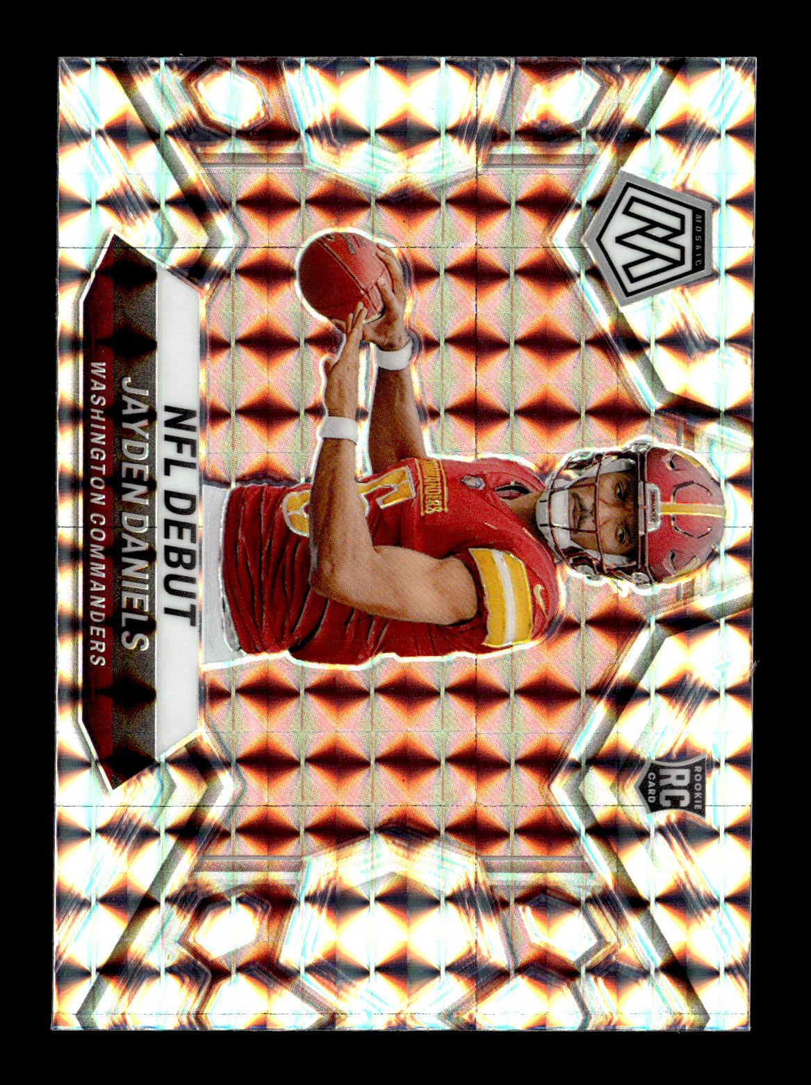 2024 Panini Mosaic Jayden Daniels #272 Mosaic Washington Commanders