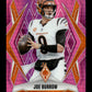 2025 Panini Phoenix Joe Burrow #30 Pink Prizm Cincinnati Bengals