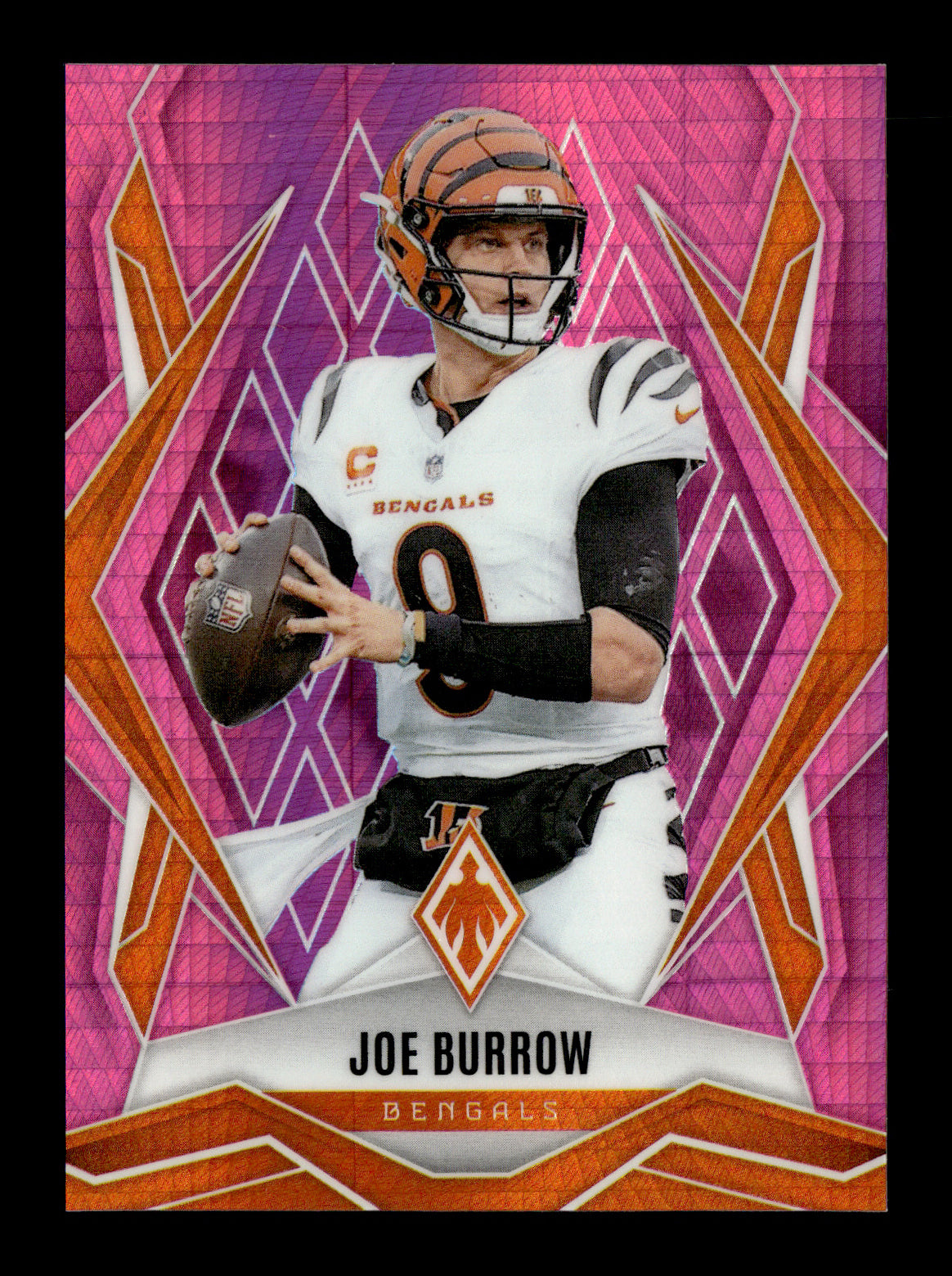 2025 Panini Phoenix Joe Burrow #30 Pink Prizm Cincinnati Bengals