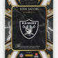 2020 Panini Select Josh Jacobs #SP-JJO Sparks Green Prizm #/5 Las Vegas Raiders