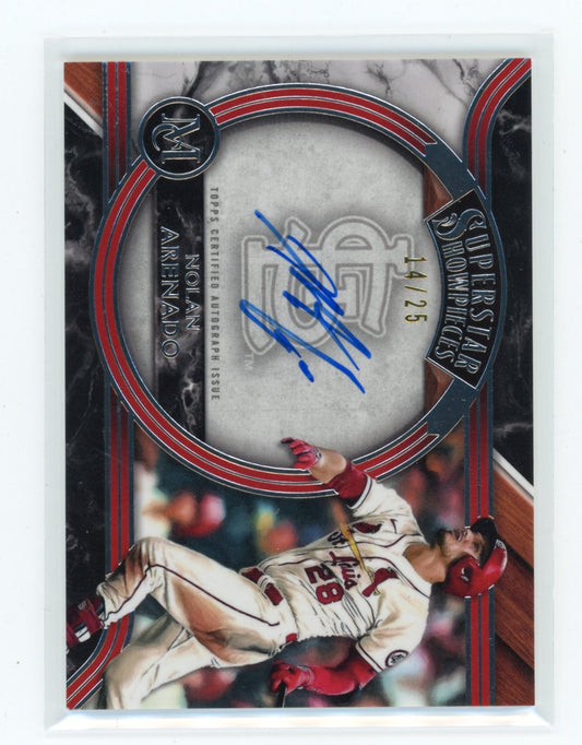2022 Topps Museum Collection Nolan Arenado #SS-NA Superstar Showpieces #/25