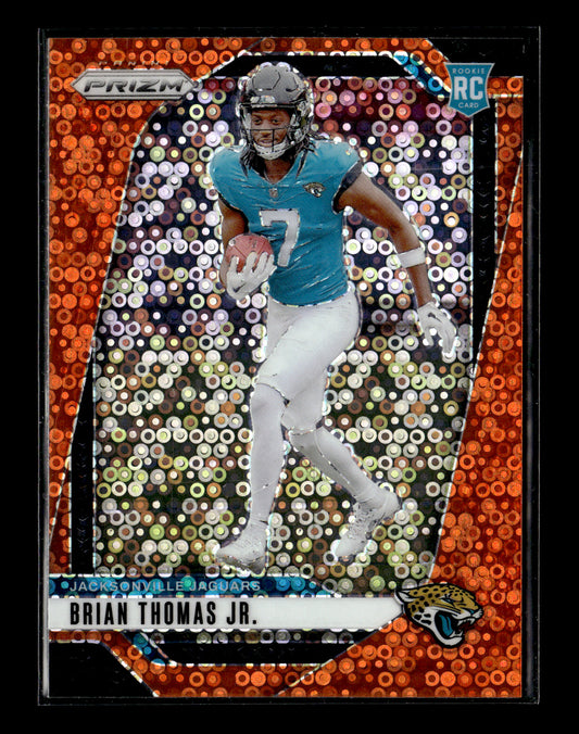 2024 Panini Prizm Brian Thomas Jr. #314 Orange Disco Prizm Jacksonville Jaguars