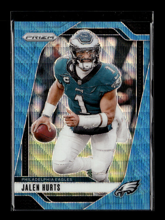 2024 Panini Prizm Jalen Hurts #231 Blue Wave #/230 Philadelphia Eagles