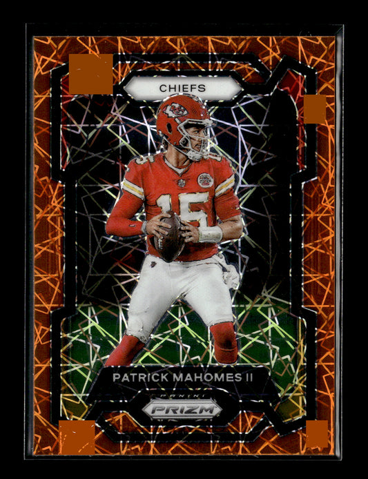 2023 Panini Prizm Patrick Mahomes II #149 Lazer Kansas City Chiefs