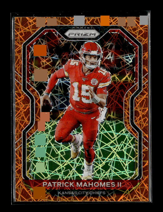 2020 Panini Prizm Patrick Mahomes II #124 Prizm Lazer Kansas City Chiefs
