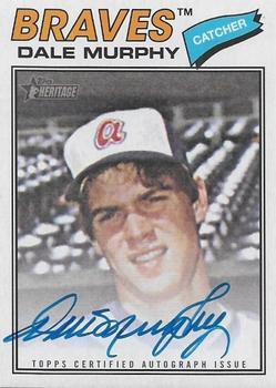 2026 Topps Heritage #77RO-DM Dale Murphy Real One Autographs Atlanta Braves