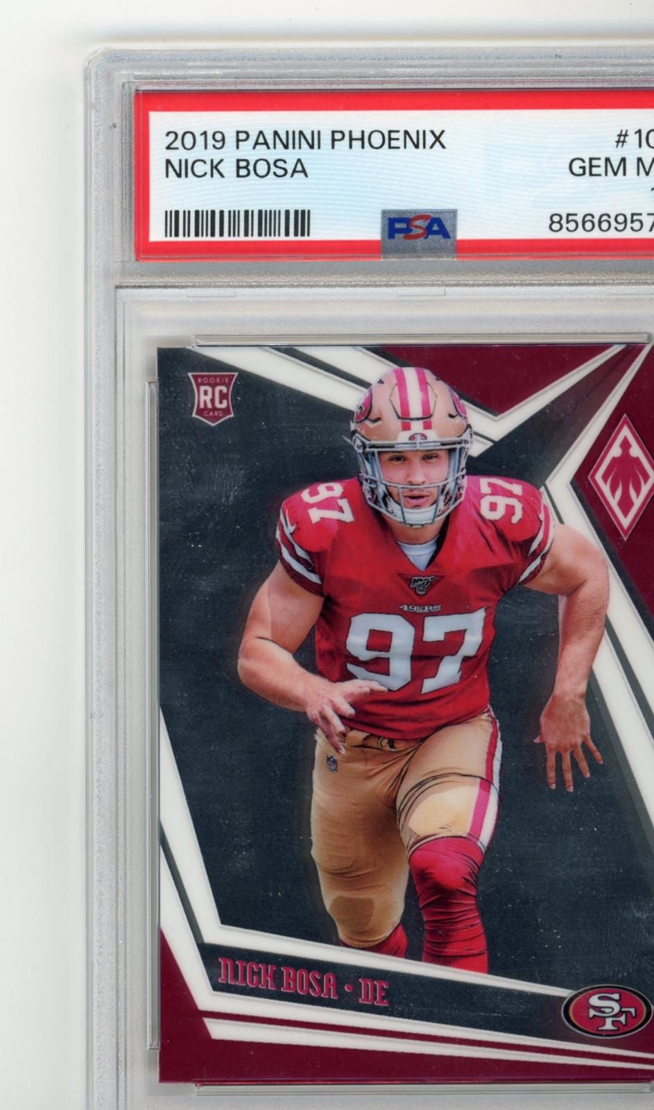 2019 Panini Phoenix Nick Bosa #108 San Francisco 49ers PSA 10