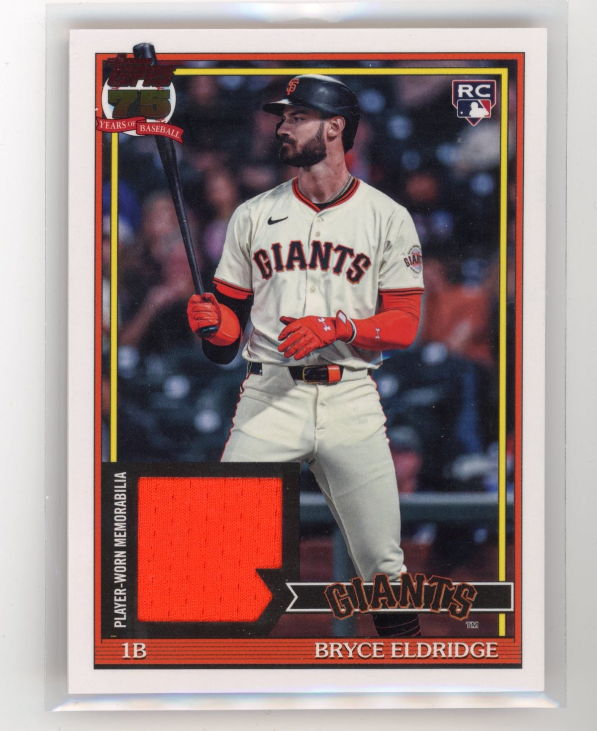 2026 Topps 75th Bryce Eldridge Patch San Francisco Giants