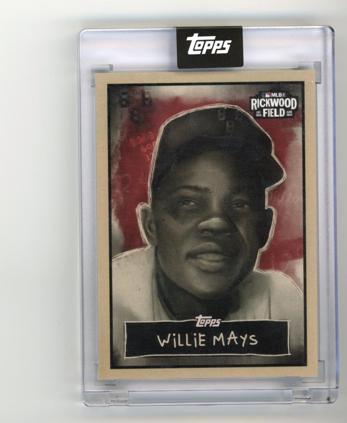 2024 Topps Rickwood Field Willie Mays #RW-4 Thick Stock Birmingham Black Barons