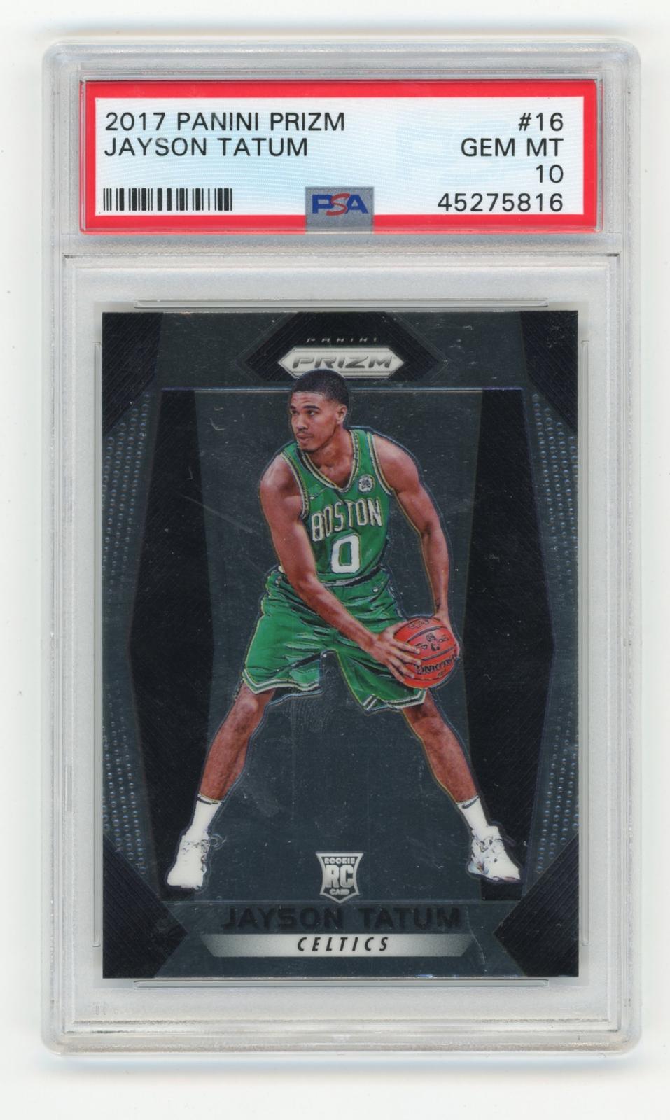 2017 Panini Prizm Jayson Tatum #16 PSA 10