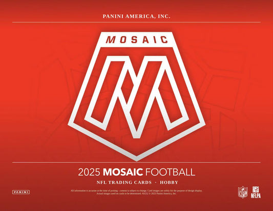 PRESALE - 2025 Panini Mosaic Football Hobby Box