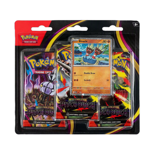 Pokemon Pitch Black 3 Pack Blister Booster