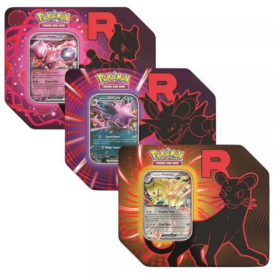 2025 Pokemon Team Rocket Tin