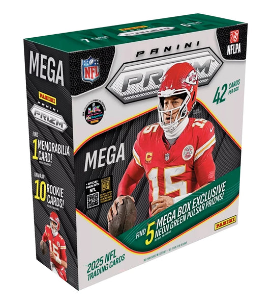 2025 Panini Prizm Football Mega Retail Box