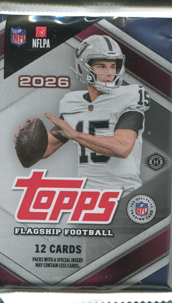 2026 Topps Flagship Football Hobby Pack