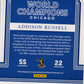 2017 Panini National Treasures Addison Russell #WCS-AR - #/49 Autograph Cubs