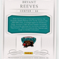 2017-18 National Treasures Bryant Reeves #S-BCT - #/99 Autograph Grizzlies