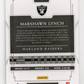 2017 Panini National Treasures Marshawn Lynch #73 - #/99 Raiders