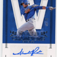 2017 Panini National Treasures Addison Russell #WCS-AR - #/49 Autograph Cubs