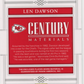 2017 Panini National Treasures Len Dawson #57 - #/49 Patch Chiefs