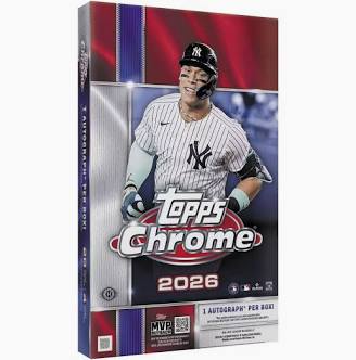 2026 Topps Chrome Baseball Hobby Box