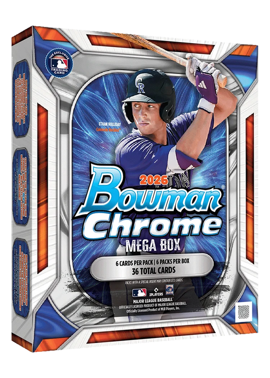 2026 Topps Bowman Chrome Baseball Mega Box