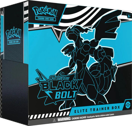 Pokemon Scarlet And Violet Black Bolt Elite Trainer Box