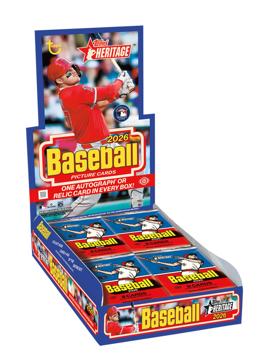 PRE SALE - 2026 Topps Heritage Baseball Hobby Box