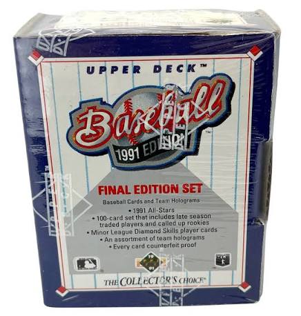 1991 Upper Deck Baseball Final Edition Set