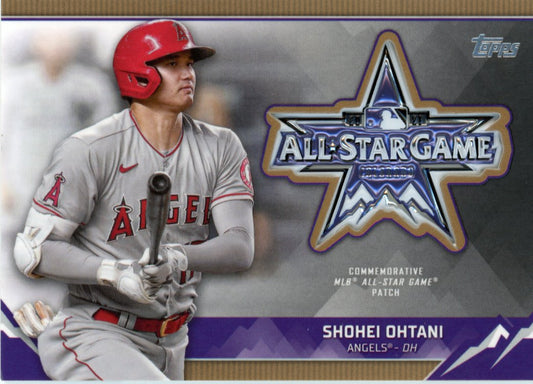 2021 Topps Update Shohei Ohtani #ASGP-SOH - Relic #/50 Angels