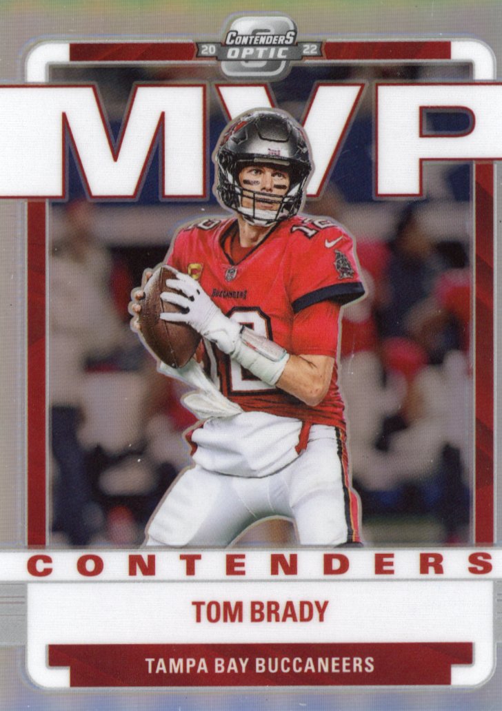 2022 Panini Contenders Optic Tom Brady MVP Contenders #MVP-8