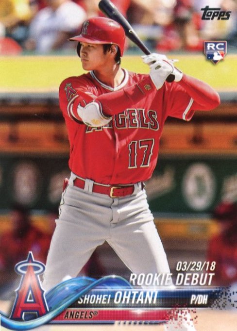 2018 Topps Shohei Ohtani Rookie Debut RC #US285 - Angels