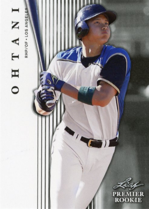 2018 Leaf Premier Rookie Shohei Ohtani RC #PR-04 - Dodgers