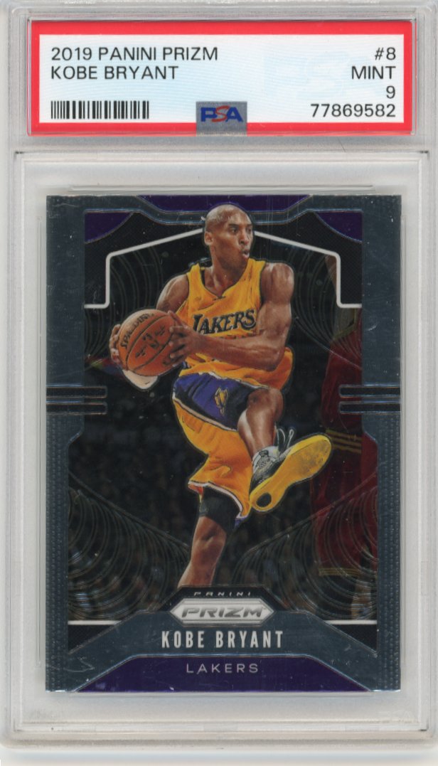 2019/20 Panini Prizm Kobe Bryant #8 - PSA 9 Lakers