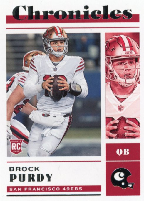 2022 Panini Chronicles Brock Purdy RC #41 - 49ers