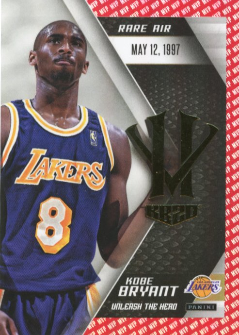 2015/16 Panini Kobe Herovillian Kobe Bryant Channel the Villian 'Rare Air' #2 - Red Foil Lakers