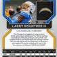 2021 Panini Prizm Larry Rountree III RC #401 - #/25 Blue Shimmer