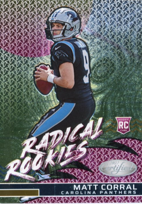 2022 Panini Certified Matt Corral #RAD-3 - Radical Rookies