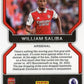 2022/23 Panini Prizm Premier League William Saliba RC #167 - #/49 Purple Arsenal