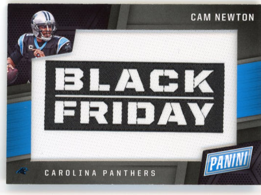 2017 Panini Black Friday Cam Newton #BFF-CN - Jumbo Patch Panthers