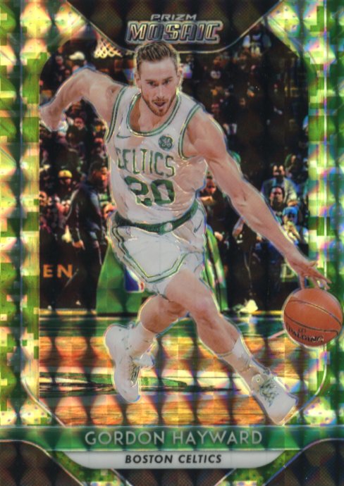 2018/19 Panini Mosaic Gordon Hayward #32 - Camo #/25 Celtics